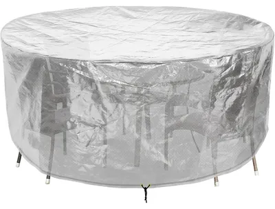Produktbild von Gartenmöbel-Abdeckung wasserdicht 300 x 90 cm Polyethylen Transparent