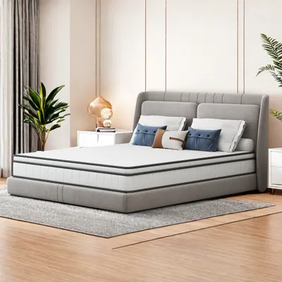 Produktbild von ProximaX 140x200cm 7-Zonen Federkernmatratze, Mittelfeste Orthopädische Tonnentaschenfederkernmatratze (H3, 25cm)