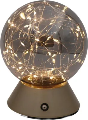 Produktbild von Luxus - Tischleuchte Touch - Mila - Gold - H16 x Ø12
