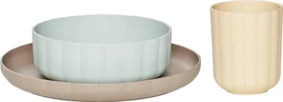 Obrázok produktu pre OYOY M107623, 1 osôb, Plast, Farba mäty, Taupe, Vanilková farba, 3 kusov