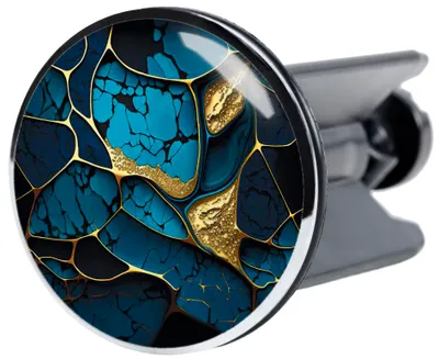 Produktbild von SANILO® Waschbeckenstöpsel, Marmor Cobalt