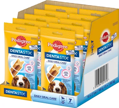 Zdjęcie produktu dla 10x PEDIGREE Dentastix Medium 180g