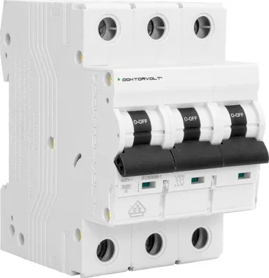 Image de Disjoncteur de protection de circuit MCB 6kA 3P 32A VDE C32A Interrupteur LS Doktorvolt DV-2953