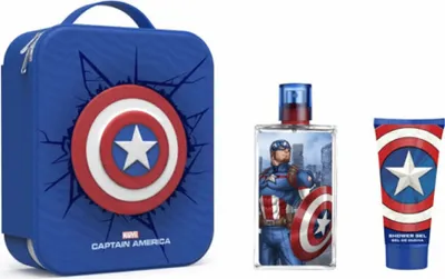 Produktbild von Marvel Captain America Eau De Toilette Spray 100ml Set 3 Pieces