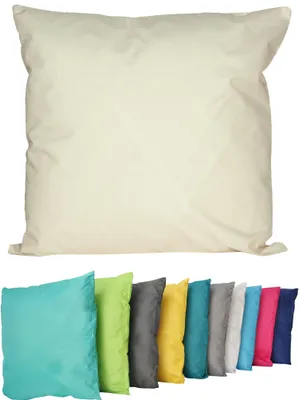 Produktbild von Outdoor Lounge Kissen 45x45cm Dekokissen Inkl. Füllung Wasserfest Sitzkissen Garten Stuhl Lotus Effekt , Farbe:Sand