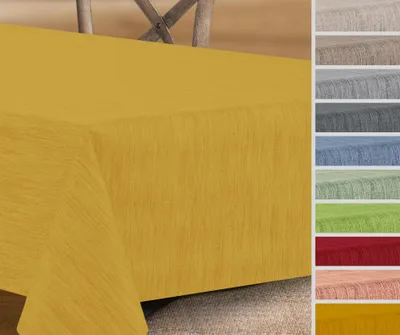 Produktbild von Wachstuchtischdecke Meterware abwaschbar fleckenabweisend aus PVC,Gelb, (Eckig280x140cm)
