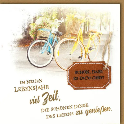 Produktbild von Geburtstag - CraftArt – Karte mit Umschlag 12