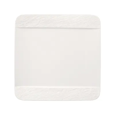 Obrázok produktu pre Villeroy & Boch Manufacture Rock blanc sada 6 tanierov biely porcelán 28 cm