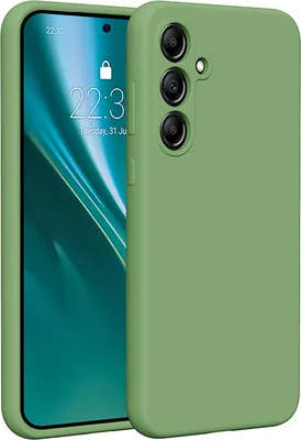 Produktbild von Etteri Silikonhülle für Samsung Galaxy A55 5G Cover Handyhüllen hellgrün
