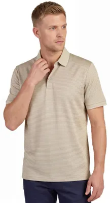 Produktbild von BOSS Black Poloshirt beige bedruckt Baumwolle