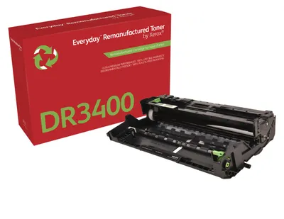 Produktbild von Xerox Everyday™ Mono Wiederaufbereitete Trommel von , kompatibel mit Brother DR3400, Standardkapazität, 30000 Seiten, Schwarz, 1 Stück(e)