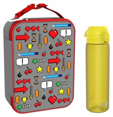 Produktbild von ION8 Trinkflasche 500ml + Thermotasche für Kinder
