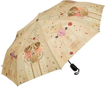 Produktbild von Goebel Artis Orbis Die Erwartung Taschenschirm, Regen Schirm, Stockschirm, Charles Rennie Mackintosh, Polyester, 24 cm, 67060611
