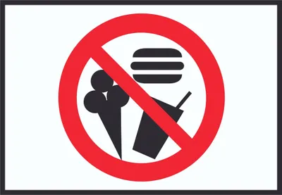 Produktbild von Essen und Trinken verboten Symbol Schild A1 Rückseite selbstklebend