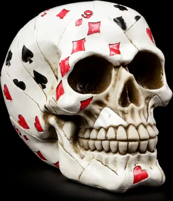 Produktbild von Totenkopf - Poker Skull / Casino Totenschädel