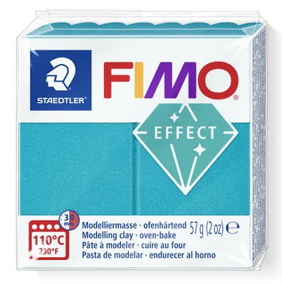 Zdjęcie produktu dla Staedtler FIMO 8010-36, Glina garncarska, Metaliczny, Turkusowy, 8 szt., 110 °C, 30 min, Niemcy
