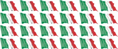 Produktbild von Mini Aufkleber Set - Pack wehend - 33x20mm - selbstklebender Sticker - Fahne - Italien - Flagge / Banner / Standarte fürs Auto, Büro, zu Hause und die Schule - 24 Stück