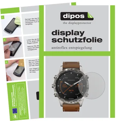 Produktbild von 5x Schutzfolie für Garmin MARQ Adventurer matt Displayschutzfolie Folie Display Schutz dipos