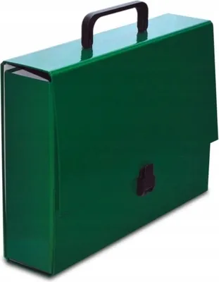 Image de Cahier A4 vert de haute qualité avec poignée