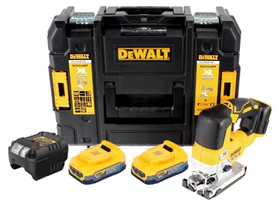 Zdjęcie produktu dla Akumulatorowa wyrzynarka wahadłowa DeWalt DCS 334 NT 18V Brushless Solo + TSTAK - bez akumulatora, bez ładowarki
