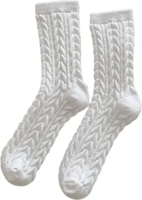 Produktbild von Flauschige Wintersocken für Damen – warme, dicke, atmungsaktive Wintersocken zum Schlafen, drinnen und draußen