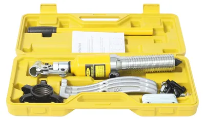 Productafbeelding van Hydraulische trekhulpmiddel, 5 ton trekkracht, ontwerp met 3 kaken, GEEL