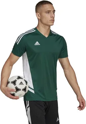Image de T-shirt de football Adidas Condivo 22, couleur vert, référence HE3057, taille 2XL