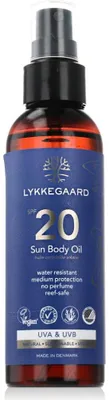 Produktbild von Lykkegaard Sun Body Oil SPF 20 145 ml
