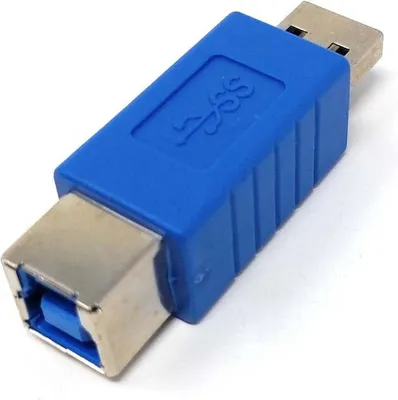 Produktbild von System-S USB A 3.0 Stecker auf USB Typ B Buchse Converter