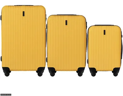 Productafbeelding van Kofferset - 3-delige ABS reiskoffer set - 360° wielen - cijferslot - 71/61/51 cm - goud
