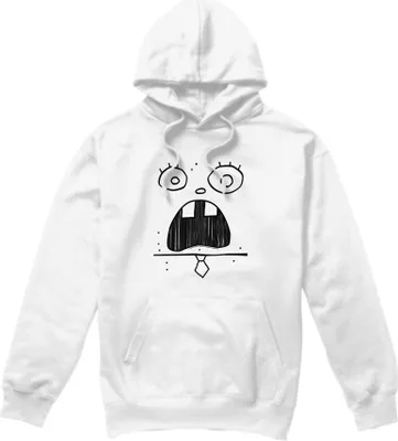 Immagine prodotto di SpongeBob SquarePants - Felpa con cappuccio "Doogle" da uomo TV8706 (L) (Bianco)