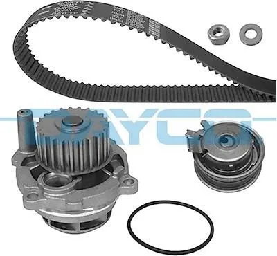 Produktbild von DAYCO KTBWP2530 Zahnriemensatz + Wasserpumpe für VW Golf IV Schrägheck (1J1) Golf V Schrägheck (1K1) GOLF VI (5K1) TOURAN (1T1, 1T2) Passat Variant