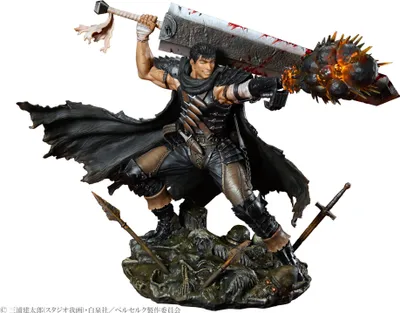 Zdjęcie produktu dla Berserk Statua PVC 1/7 Guts Black Swordsman Ver. 26 cm