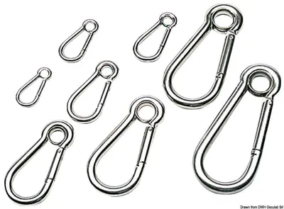 Obrázok produktu pre Karabína AISI 316 10 mm , 10 kusov