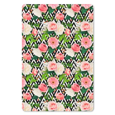 Produktbild von MuchoWow® Mauspad Mousepad Blumen - Farben - Rosen 18x27 cm - Mousepads - Maus Mat - Pad - Mausunterlage