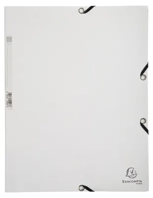 Produktbild von Exacompta 55506E Sammelmappe 3 Klappen Colorspan-Karton A4 Weiß