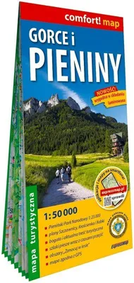 Zdjęcie produktu dla Comfort! Mapa Gorce i Pieniny 1:50 000 laminowana mapa turystyczna