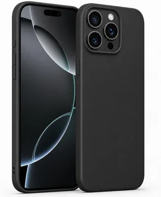 Immagine prodotto di Custodia in TPU opaca per iPhone 16 Pro Max da 6,9", colore nero, productTiles.product.images.aiGenerated