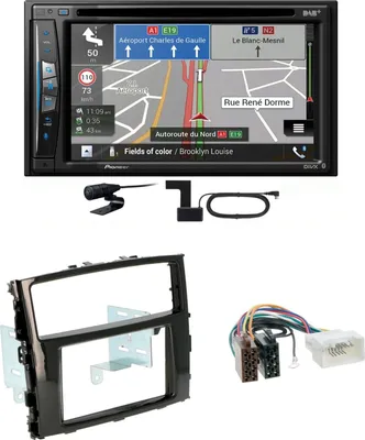 Produktbild von Pioneer AVIC-Z730DAB USB Digitalradio Einbauset für Mitsubishi Pajero ab 2015
