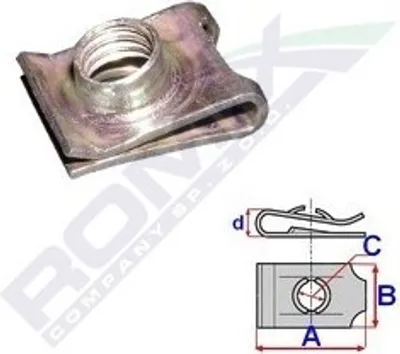 Produktbild von 10x ROMIX 16039 Mutter
