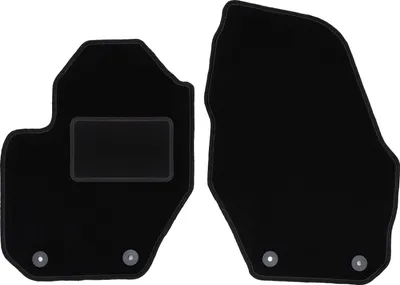 Zdjęcie produktu dla Wielganizator dywaniki welurowe LUX przednie do Volvo S60 II sedan (2010-) - czarne dywaniki samochodowe BASIC komplet (2 szt.)