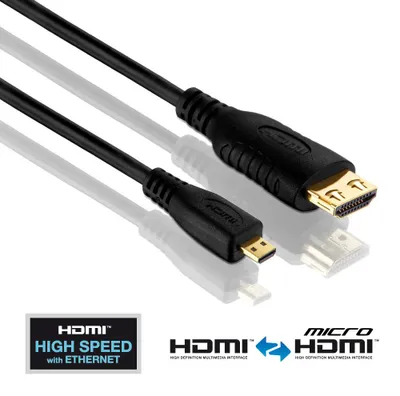 Produktbild von PureLink HDMI/Micro HDMI Kabel - PureInstall 3,00m