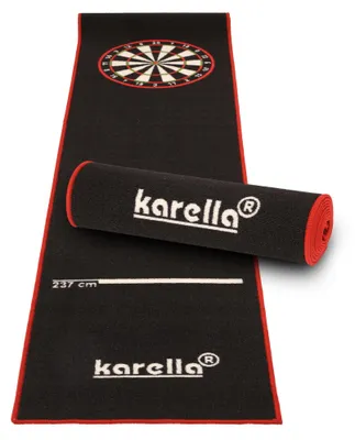 Image de Tapis de fléchettes Karella Premium VELOUR, pour fléchettes en acier et fléchettes souples