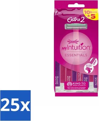 Zdjęcie produktu dla Wilkinson - Jednorazowa maszynka do golenia - Extra 2 Beauty - Extra Comfort - 15 ostrzy - Value pack - 25 szt