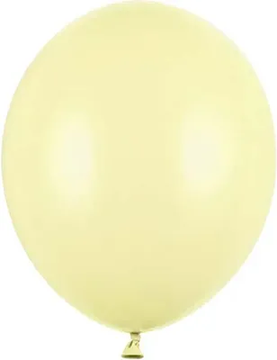 Produktbild von Starke Luftballons 30 cm, Pastell Hellgelb (1 Packung / 50 Stück)