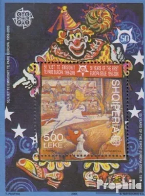 Produktbild von Briefmarken Albanien 2005 Mi Block157 (kompl.Ausg.) postfrisch Zirkus