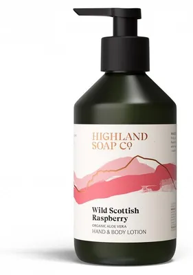 Produktbild von The Highland Soap Company Hand- & Körperlotion Wild Scottish Raspberry 300ml
