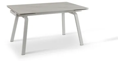 Immagine prodotto di Tavolo Allungabile 140/200x80x76 cm in Vetroceramica Dylan Bianco Opaco