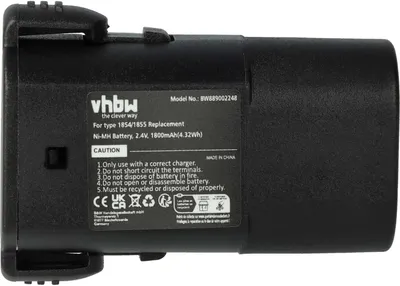 Produktbild von vhbw Akku Ersatz für Moser 1854-7988 für Schermaschine (1800 mAh, 2,4 V, NiMH)
