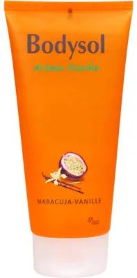 Imagen del producto de Bodysol, gel de ducha aromático, aroma maracuyá y vainilla, 100 ml